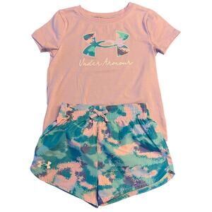 Under Armour Athletic Set Girls Size 4T Like New condiiton
